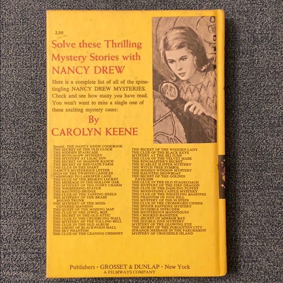 ❌SOLD❌ 3 VINTAGE Nancy Drew Hardcover Books #1,5,6 - Picture 4 of 10